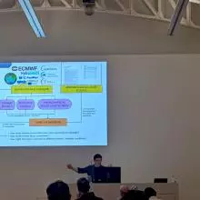 Karl presenting at CAA International 2026 in Vienna.